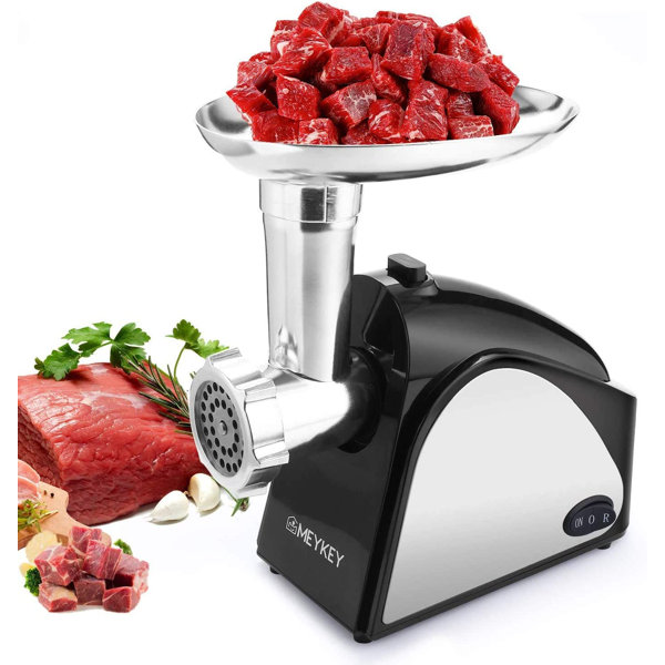 Himimi Electric Meat & Sausage Grinder 2000W with 3 Stainless Steel
